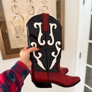 Nine West Cowboy Boots Size 9